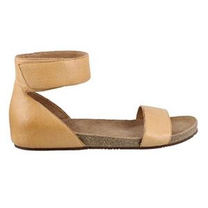 Chocolate blu Tan Leather Women's Sandals